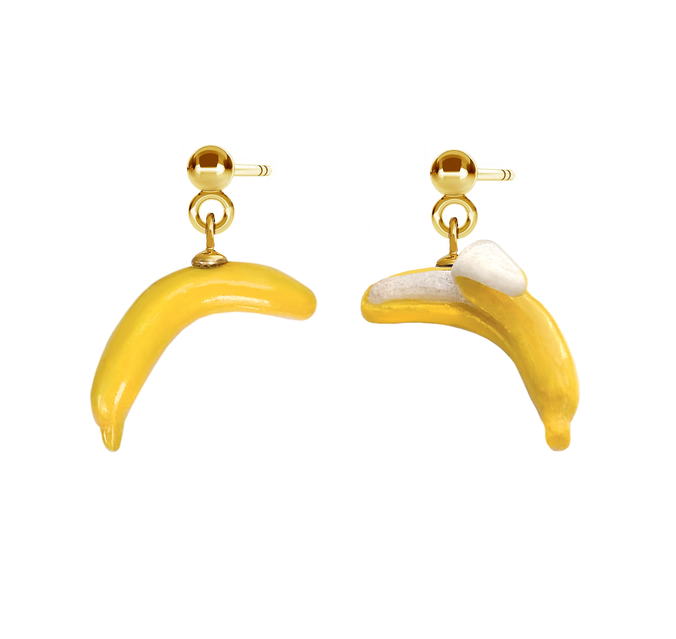 banana love earrings